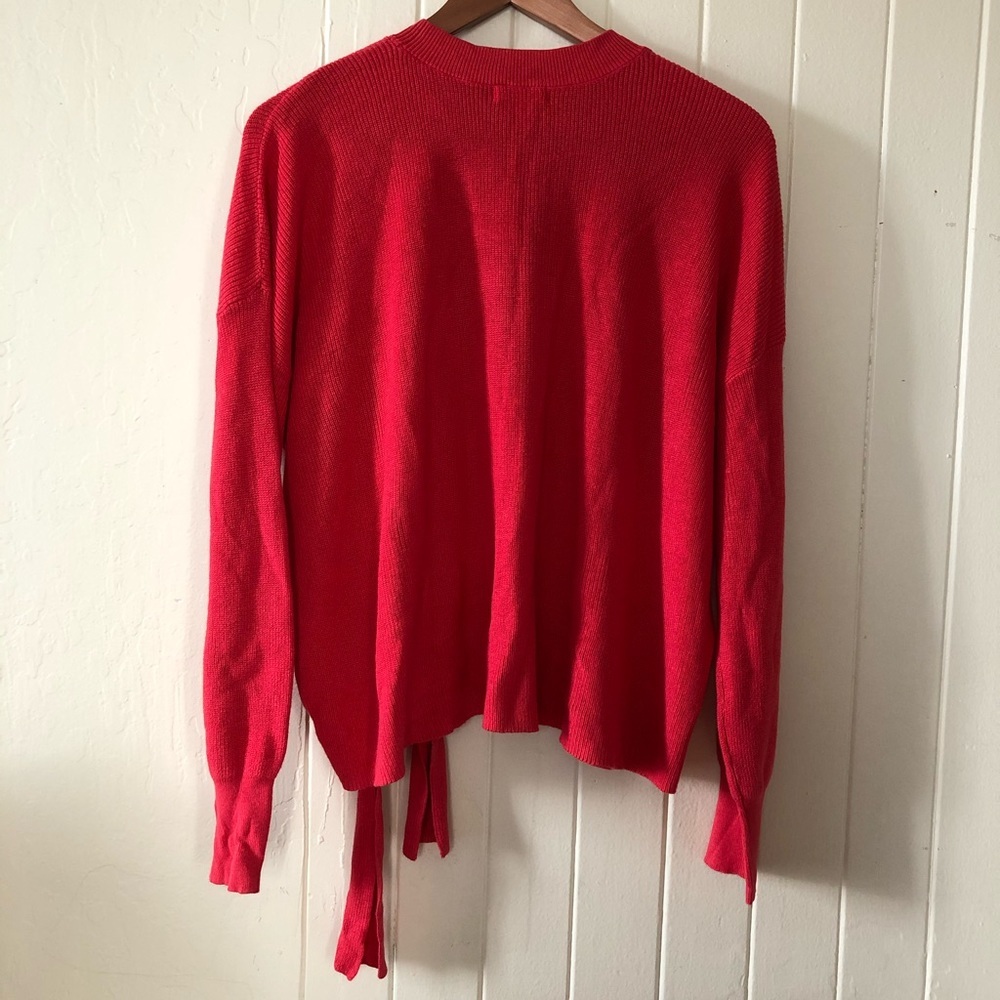 NWT Abound Solid Tie Front Sweater - Picture 6 of 8
